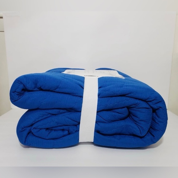 🆕 Mainstays by Becky G. & Alejandra Royal Blue Cloud Quilt Full Queen - Picture 10 of 11